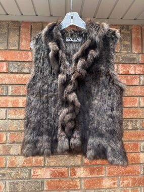 Knitted Sable Fur Vest